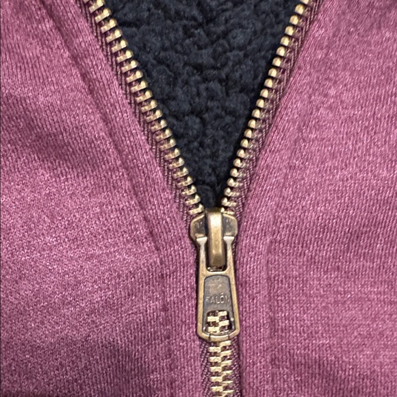 Berne Burgundy Men’s Coat with Black Sherpa Lining Workwear XL - Picture 6 of 10